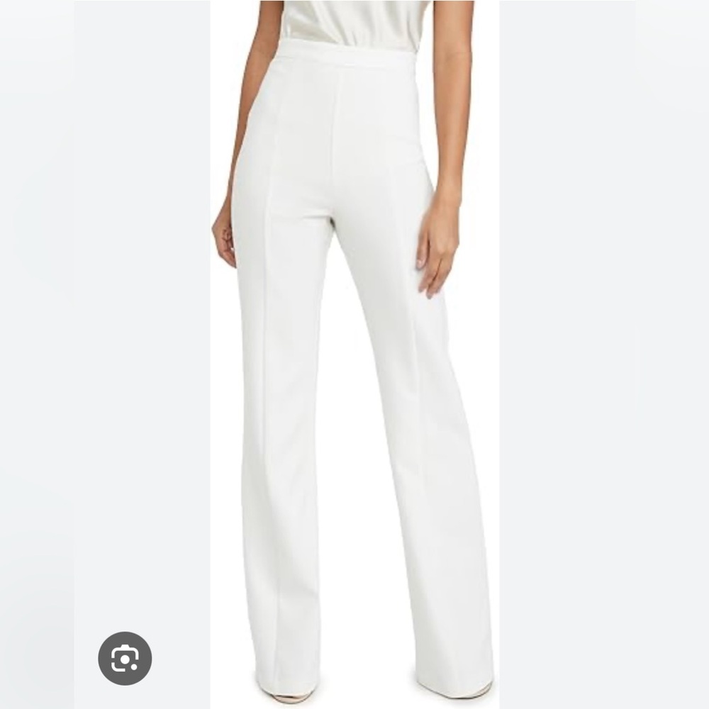 Black halo Isabelle pants, white size 2 NWT